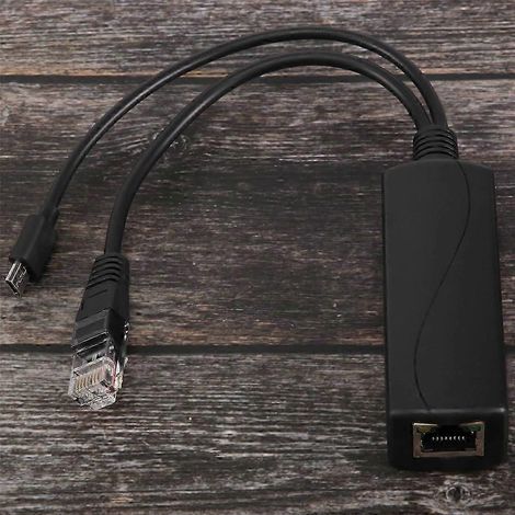 Standardmäßiger isolierter PoE-Netzteil-Splitter 48 V auf 5 V/2,4 A mit USB-Schnittstelle – JXLGV (1/5)