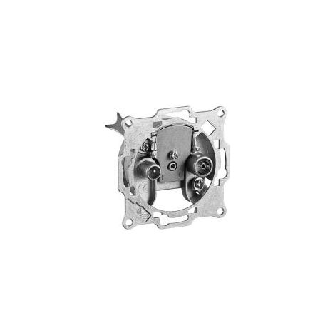 WentronicWentronic Goobay 2-Loch Antennen-Durchgangsdose - 10 dB Durchgangsdämpfung (67044)