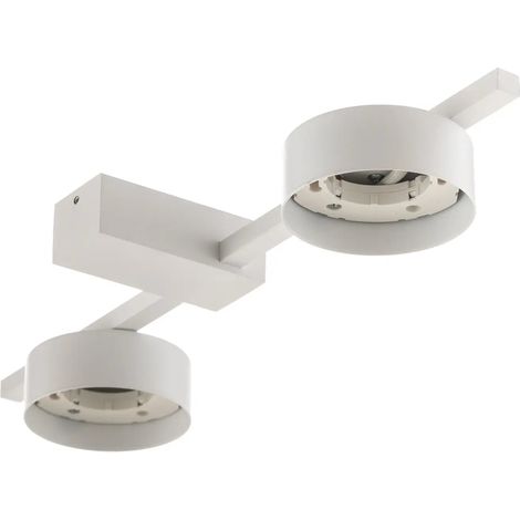 [GEBRAUCHT] B-Ware Nowodvorski Lighting Deckenleuchte Deckenlampe Weiß Pills Ii 2 Flammig Gx53 Led