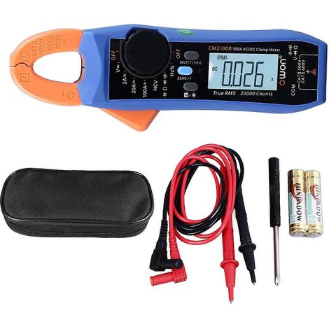 Bluetooth-Zangenmultimeter, digitales AC/DC-Strom- und Spannungsmessgerät mit VFC-Überlastschutz und True-RMS-Messung (1/4)