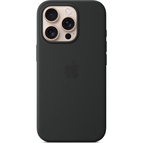 iPhone 16 Pro Silicone Case with MagSafe - Black (1/4)