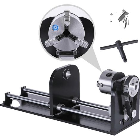 CNC-Fräsachse, 80-mm-Spannfutter, 230 mm Führungsbahnlänge, 2,07 V Gleichspannung, maximales Drehmoment ≥ 780 mN·m, 320 g·cm Klemmdrehmoment (1/5)