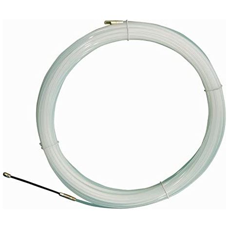 Guide passe-fil en nylon 3 mm, pointe fixe, série 71, pour enfiler des cordes et faciliter les travaux d'électricien et de plomberie.