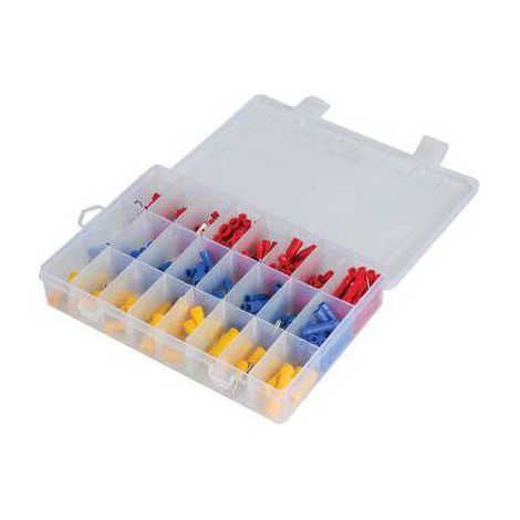 CAPUCHONES DE CABLE Y CONECTORES 250 piezas surtidas