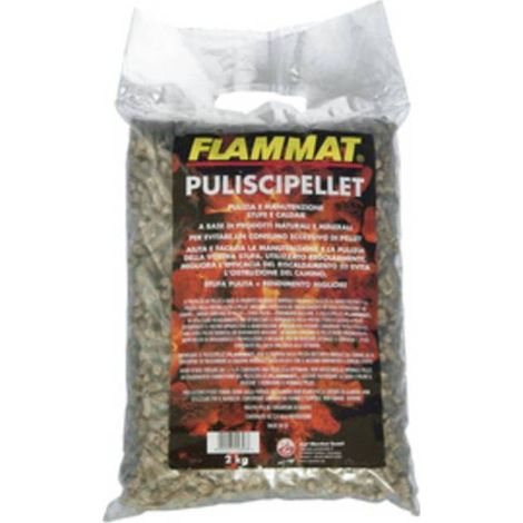 8 x PULITORE SPAZZASTUFA PELLET 2,0 KG