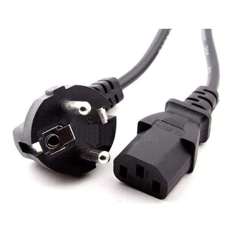 Cordon Câble Secteur Alimentation Electrique 1.5m 150cm Standard C13 Noir