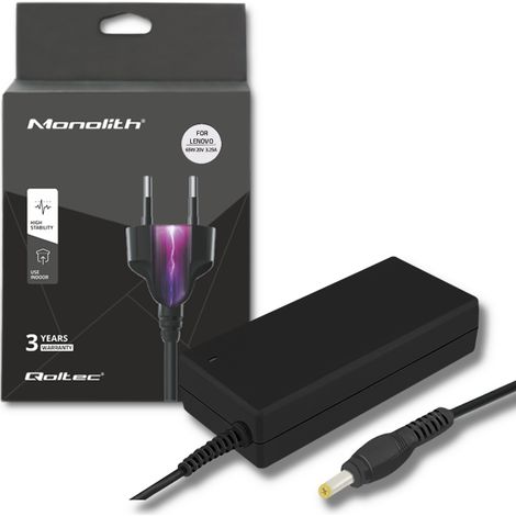 Qoltec Lenovo Laptop-Netzteil 65 W  20 V  3,25 A  4,0 x 1,7  + Netzkabel (1/5)