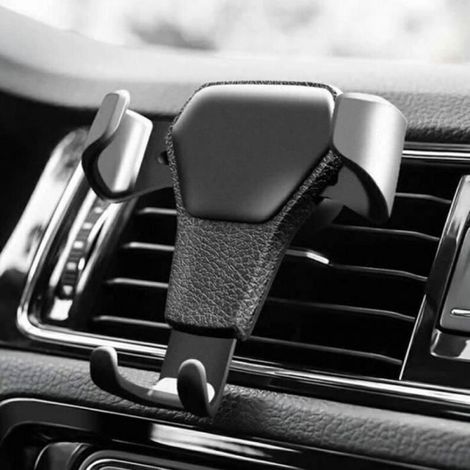 Téléphone portable Supports Blanc- Gravité réaction support voiture Clip type ventilation monut GPS voiture support iPhone 8 7 6 s