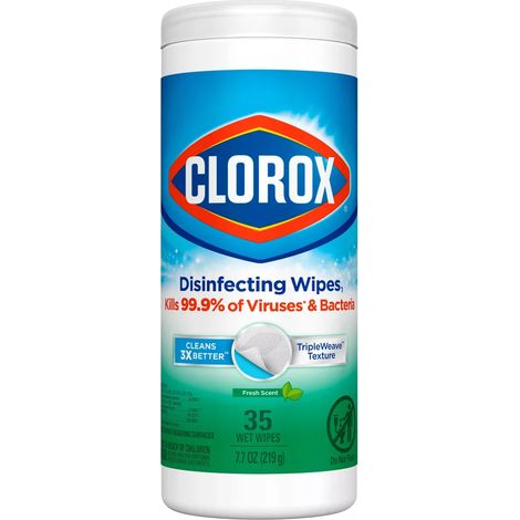 Toallitas limpiadoras con aroma fresco Clorox (35 unidades) (1/5)
