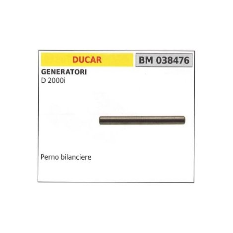 Perno bilanciere DUCAR motore4 tempi per generatore di corrente elettrica 038476