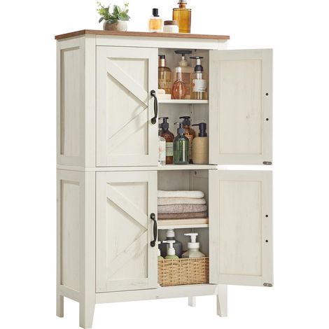 Meuble de Rangement, Buffet Haut avec 4 Portes (1/5)