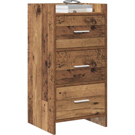 Sideboard/Anrichte/Buffet Altholz 40 x 36 x 80 cm Holzwerkstoff LXWW565494 (1/5)