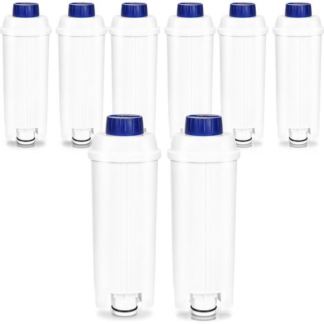 SWANEW DeLonghi DLSC002 Wasserfilter,8er Set, Aktivkohlekartusche Wasserfilter kompatibel mit ECAM, ESAM, ETAMKaffeemaschinen. (1/5)