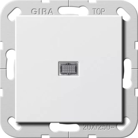 Gira Wipp-Kontroll BS 20 AX Aus 2-p System 55 Reinweiß [283403], 2834 03 (1/2)