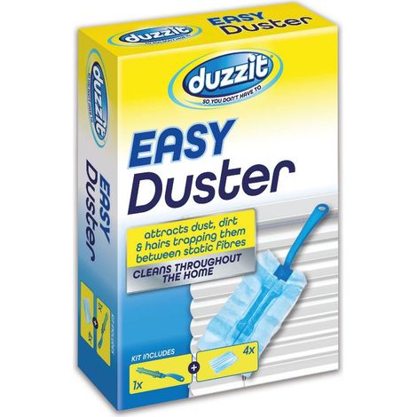 Plumero estático Duzzit Easy Duster mango + 5 insertos 1 ud.