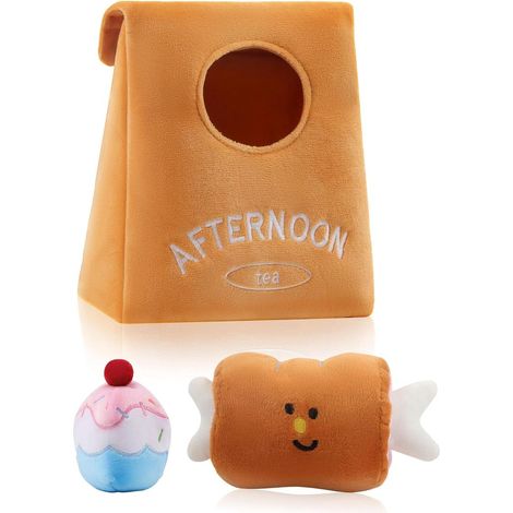 Lot 3 jouets chiot peluche couineur, cupcakes interactifs (1/5)
