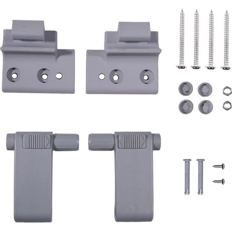 Jeu de Leviers et Console de Poignée pour Fenêtre de Toit 11 AF/BA Gris (1/5)