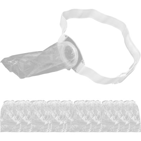 Ceinture de stomie en silicone avec 80 poches jetables et sac collecteur pour colostomie (1/5)