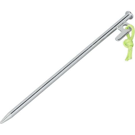 Piquet a roche 30 cm en acier galvanise avec crochet en p heavy duty (1/4)