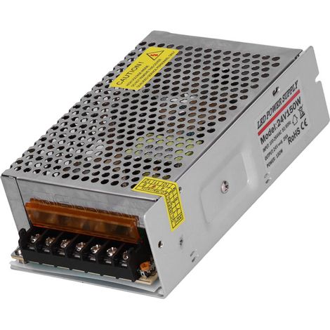 Pilote d'alimentation à découpage régulé YY‑150‑24 DC 24 V 150 W 6,25 A pour la surveillance de sécurité LED (1/5)