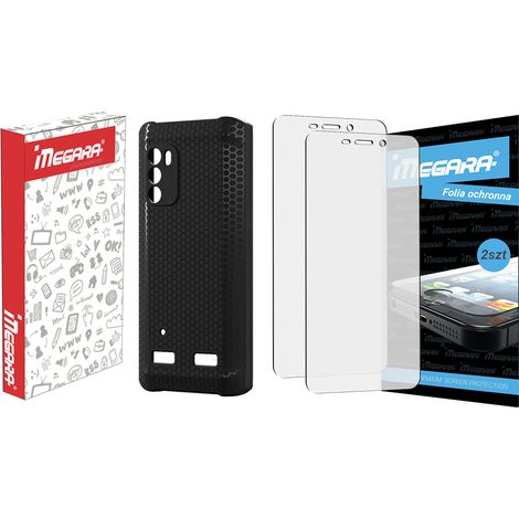 Hammer Iron 4 - Film protecteur 5,45" + étui en silicone TPU noir (1/2)