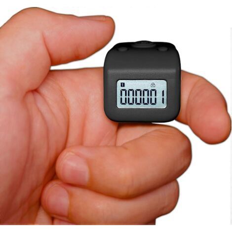 Rechargeable finger counter, IPX8 waterproof lap counter, 6 channel silent digital tasbih counter. (1/4)