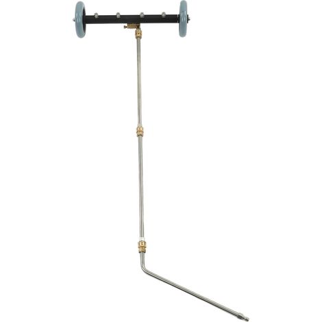 Nettoyeur de châssis en acier inoxydable et laiton, 4000 psi, balai à eau, raccord rapide 1/4 po, pour voiture, maison et route (1/5)