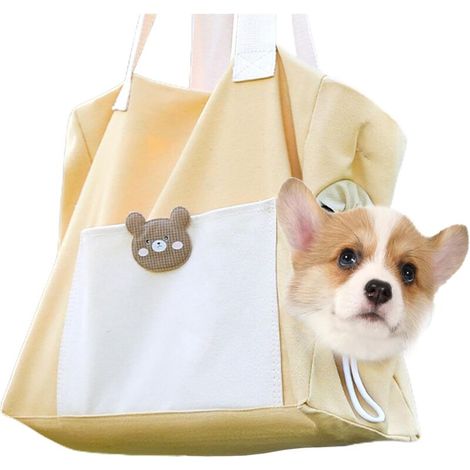 Reisetaschen für Hunde, Katzentransportboxen, atmungsaktive Hundetransportbox aus Netzgewebe mit Kordelzug – Reiseaccessoires (1/4)
