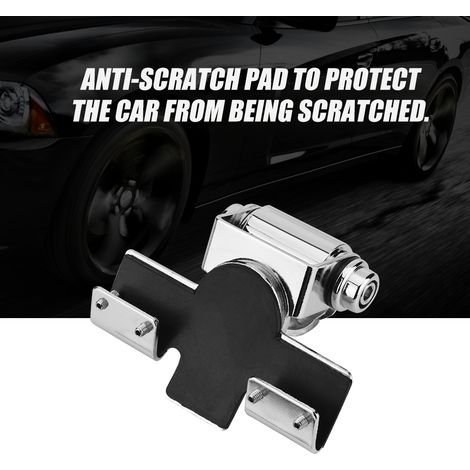 Support d'antenne réglable en acier inoxydable pour hayon de voiture, compatible avec les radios portables. Fixation sur porte arrière. (1/5)