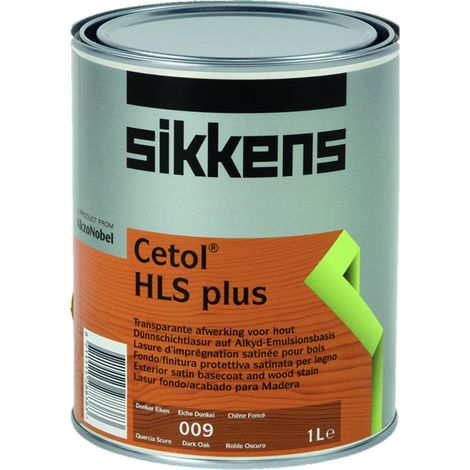 Sikkens – Lasure extérieure pour bois dur chêne foncé 1L – Résistance UV – Imprégnation multicouche – Application facile avec brosse