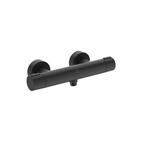 Ideal Standard ALU+ - Thermostat-Brausearmatur, Seide schwarz BD582XG