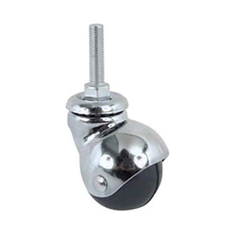 MÖBELROLLE ART. 165B AVO 30 mm - Gewinde M8 - Tragfähigkeit 20