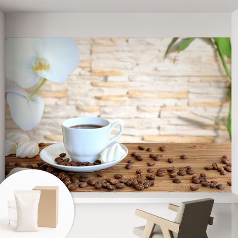 Carta Da Parati - Non Tessuto - Con Colla Inclusa - Per Interni - Ecologica - Con Ingresso - Soggiorno Relax floreale 152x104 cm (1/5)