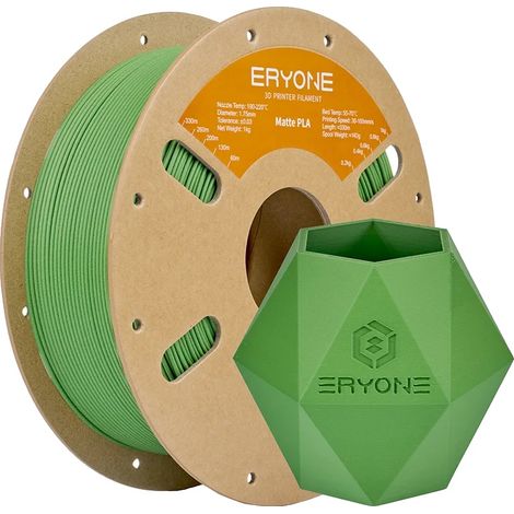 Filamento per stampante 3D, materiale PLA, diametro 1,75 mm, verde erba - 3 kg (1/2)