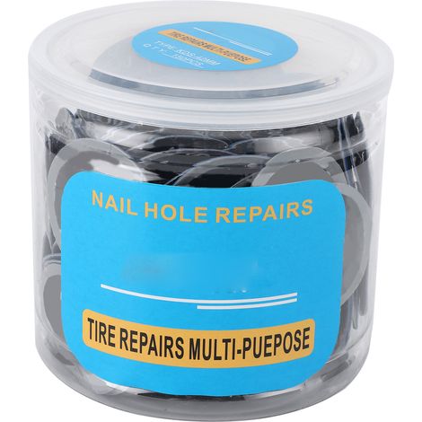 80 Stück universelle Reifenreparaturflicken aus Gummi, 58 mm Durchmesser, für Auto und Motorrad (1/5)