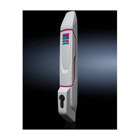 RITTAL VX 8618.250 8618250 MANILLA CONFORT PARA CERRADURA DE MEDIO CILINDRO GRIS CLARO (RAL 7035) 1 PZA(S) (1/3)