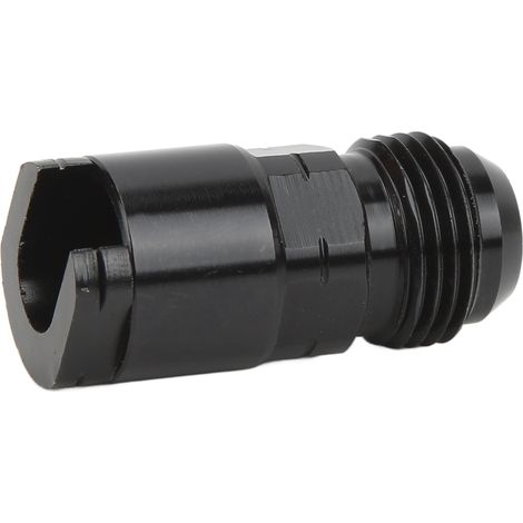 EFI-Schnellkupplungsadapter, schwarz eloxiert, wasserdicht, AN 8-3/8 Zoll Außengewinde-Kraftstoffleitungsanschluss (1/5)