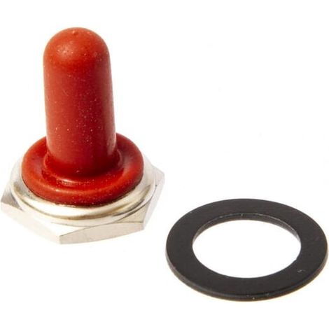 Semicapuch贸n para interruptor rojo 12 mm APEM U15656