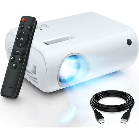 Filiyano – projecteur CLOKOWE avec Wi-Fi – Mini projecteur CLOKOWE avec Wi-Fi et Bluetooth, applications intégrées, projecteur portable intelligent (1/5)