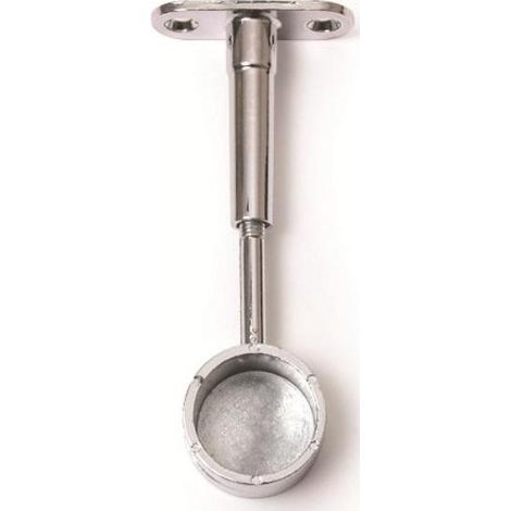 REGGITUBO TONDO mm. 25 CHIUSO CROMATO