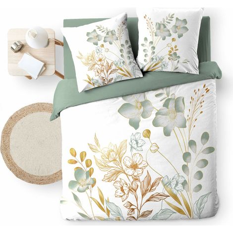 Housse de couette  240 x 220 cm – Coton 42 fils – Imprimé floral LOLITA