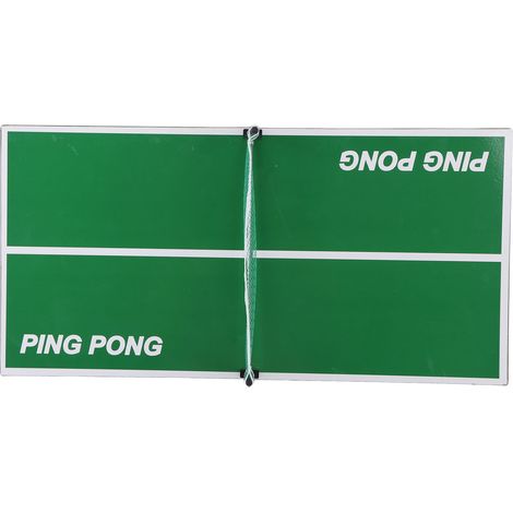 Mini table de ping-pong pour enfants, en bois, pliable, pour jouer au tennis de table interactif parent-enfant. (1/5)