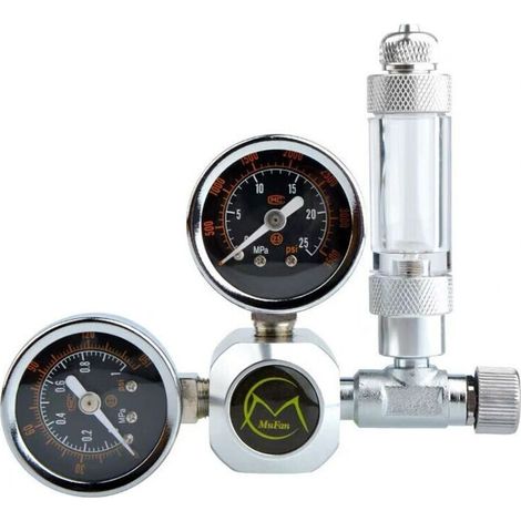 Réducteur de pression CO2, régulateur de pression pour aquarium, aquarium avec compteur de bulles d'air (1/5)