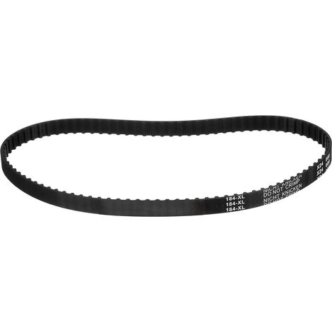 184XL 037 Timing belt, 92 teeth, black notched rubber, 10mm width, 5.08mm pitch, Timing belt for 3D printer (1/5)