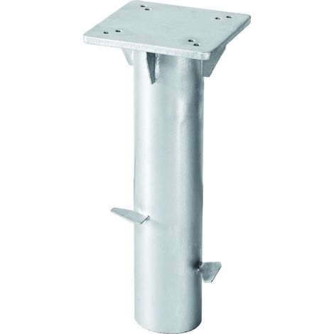 Base para sombrilla - Universal - Plateada - Soporte resistente (1/5)