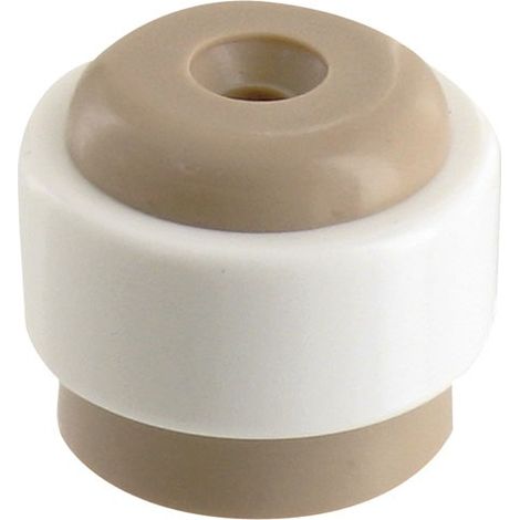 Begrenzungsstopper aus Kunststoff Beige Durchmesser 35 mm, 1 Stück Blister – Vynex
