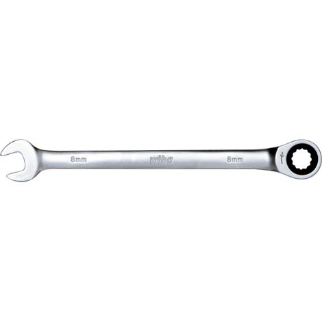 Wiha Clé mixte à cliquet 8 mm x 8 mm (44638)