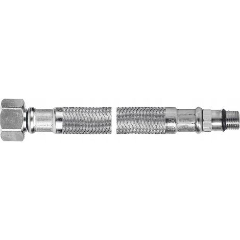 Novaservis Zubehör - Versorgungsschlauch M10 x 3/8" - 50 cm, Edelstahl 130/50