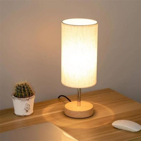 Lampe de chevet avec port de chargement USB,lampe de poser, commande tactile 3 températures de couleur lampe de poser (1/4)