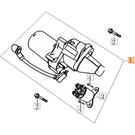 MOTOR DE ARRANQUE ORIGINAL EMAK L66152397